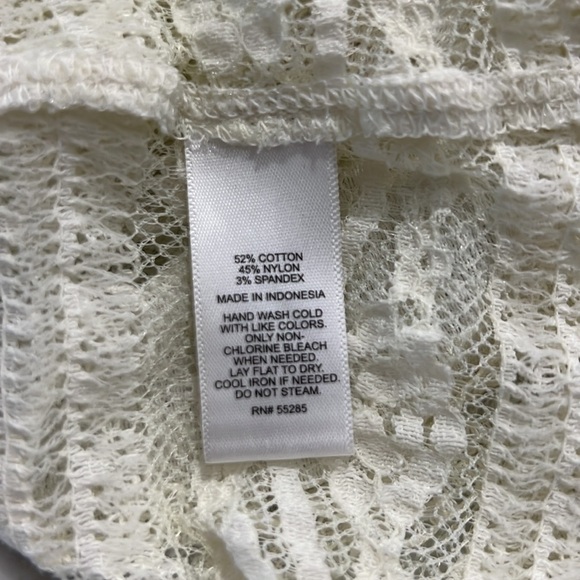 Express Burnout Lace Top - Picture 7 of 7